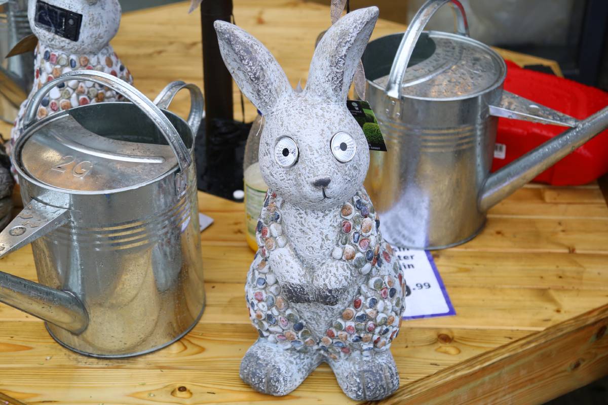 Rosie the solar rabbit in The Range Durham