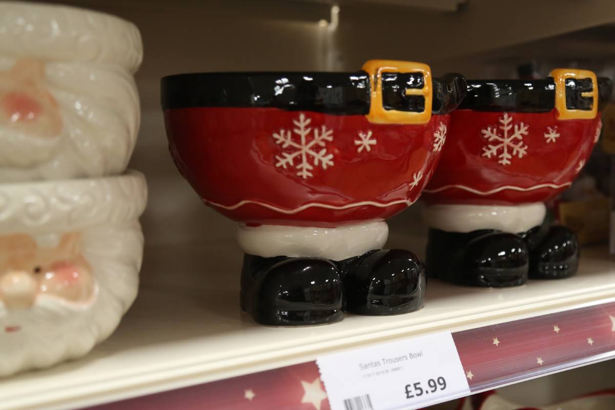 Durham's The Range sells Santa's trousers bowls