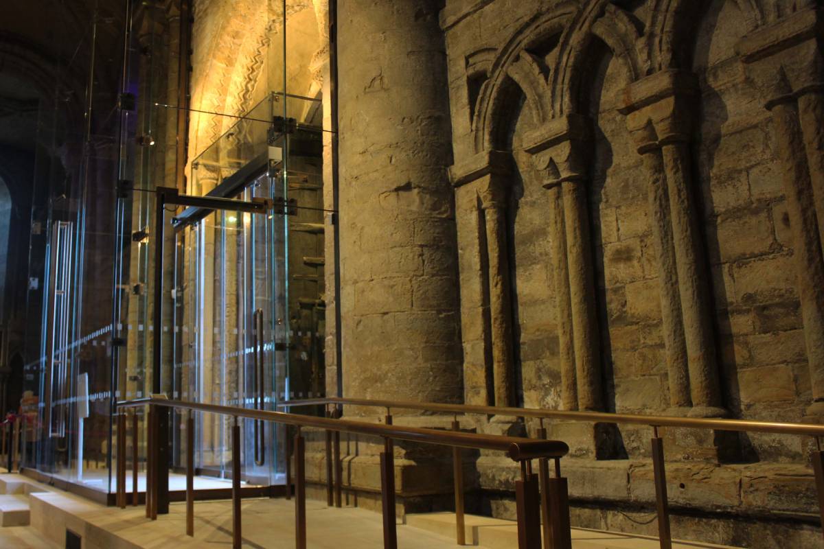 Durham Cathedral's new glass porches for the north and south entrances are finished