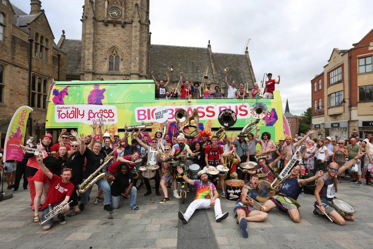 Streets of Brass locations and times released for Durham Brass Festival 2019
