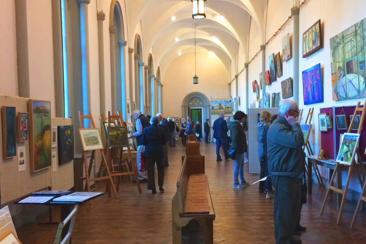 North East Art Weekend at Brancepeth Castle will include affordable local art