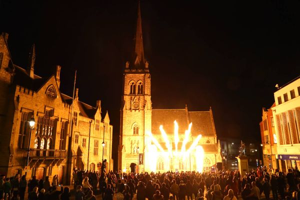 Durham Fire and Ice fire show spectacular in seven pictures