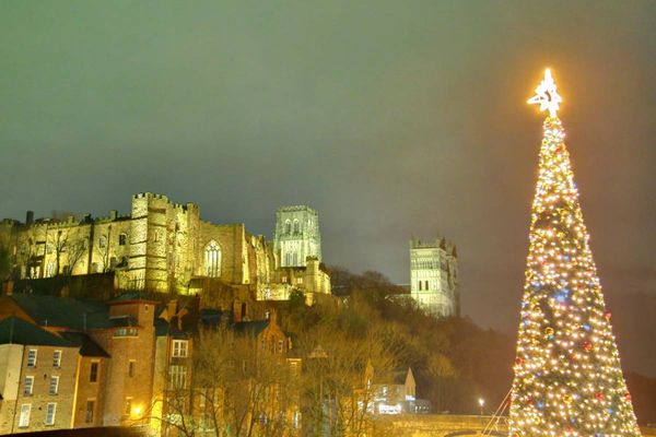 See Durham's Christmas lights and tree in our picture gallery