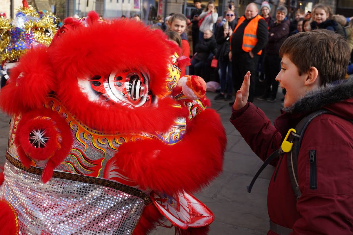 Nine pictures from Durham's Chinese New Year Lion Dance