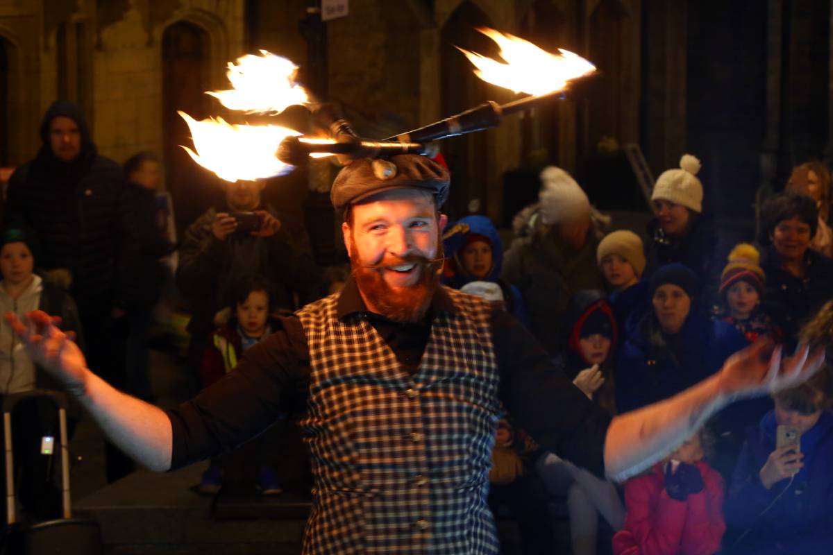 Durham Fire and Ice 2020 draws the crowds despite the weather